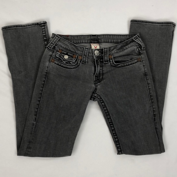 True Religion Billy Big T Gray Jeans, Size 29 - Picture 2 of 6